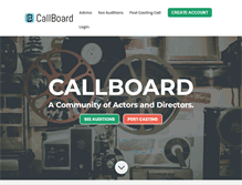 Tablet Screenshot of callboards.com